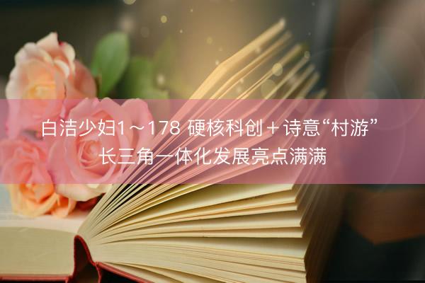 白洁少妇1～178 硬核科创＋诗意“村游” 长三角一体化发展亮点满满