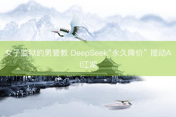 女子监狱的男管教 DeepSeek“永久降价” 搅动AI江湖